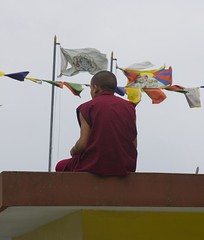 Monk on Roof