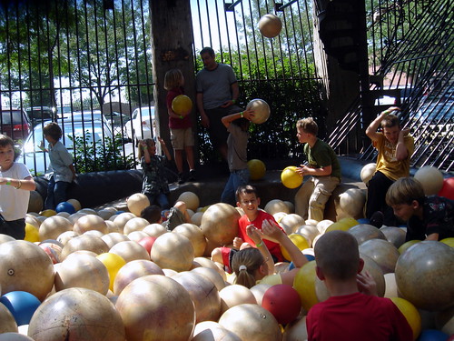 ball pit at the city museum