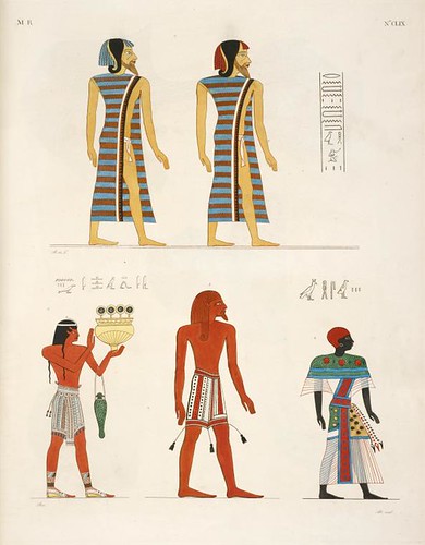 06- Varias figuras de hombres extranjeros representados en los monumentos de Egipto