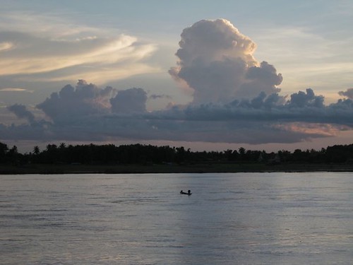 sunset on Mekong
