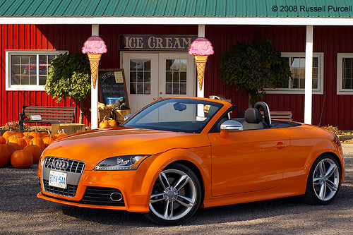 2009 Audi TTS Looks like one of the pumpkins transformed into a fine 