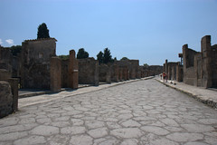 Strasse in Pompei