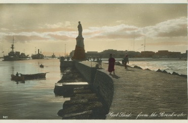 postcard of Suez