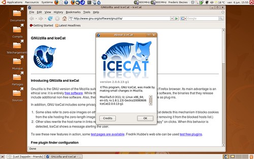 IceCat, le Firefox version GNU...