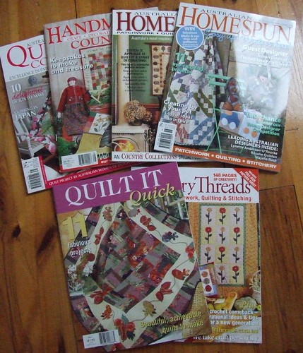Lots of Aussie Quilt Mags