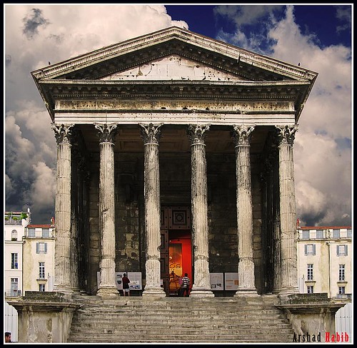 the maison carree. The Maison Carrée at Nîmes in southern France is one of the best preserved