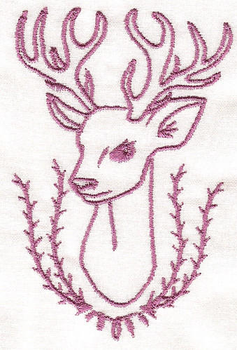forest friends deer solid colour