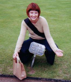 Raymi the Minx in Oxford in 2000