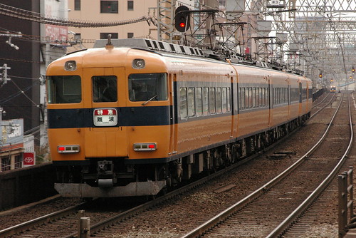 Kintetsu12400series in Imazato,Osaka,Osaka,Japan 2008/11/29