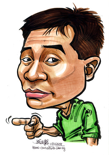Caricature for Singapore Armed Forces 15