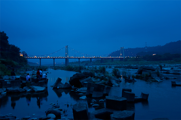 大溪橋夜景