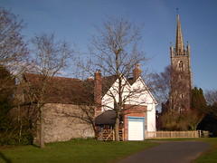 All Saints' Church, Stone and the Old Vicarage