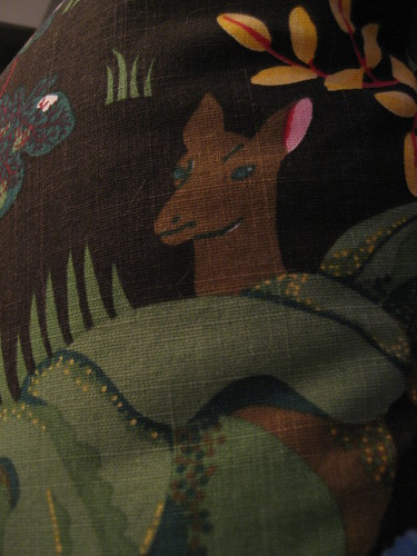 Close up of fabric