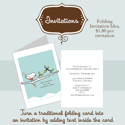Folding Invitation Idea