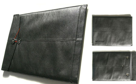 Air Manila for Macbook Air - Custom Fitted Padded Leather Sleeve
