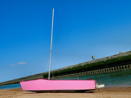 Pink boat