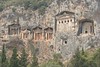 Lycian Rock Tombs on the Dalyan River in Turkey