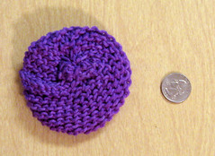 Purple Circular Scrubbie