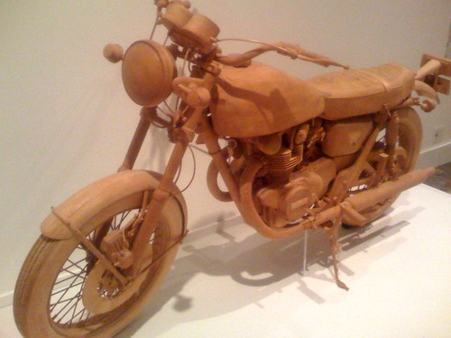 Wooden Motorcycle (by ann-dabney)