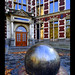 The Steel Ball... at Utrecht University entrance!