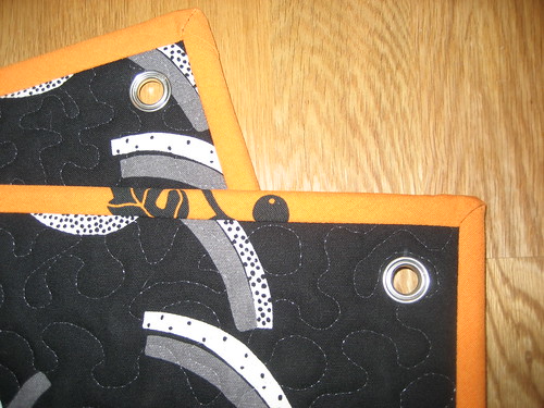 Grommets and quilting