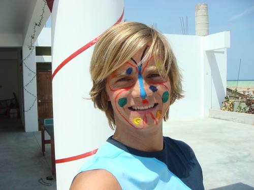 The face-painted version of me...