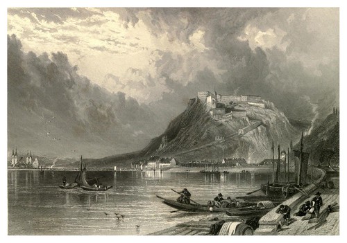 006-Ehrenbreitstein-The Rhine and its picturesque scenery 1856- Foster Myles Birket