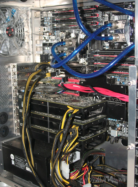 Here you could see the old setup with default GPU Coolers