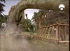 Ornithomimus flee