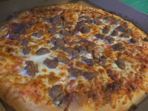 $5 hot-n-ready sausage pizza