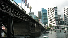Pyrmont Bridge and Sydney Tower