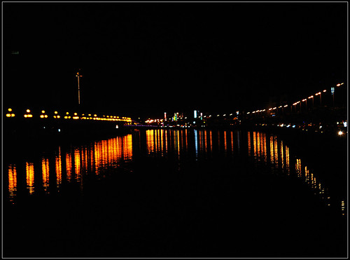 台南運河夜景