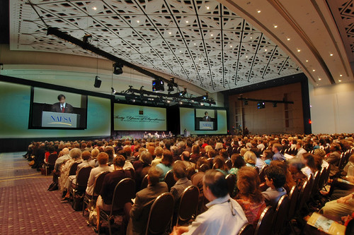 Audience at Wednesday plenary