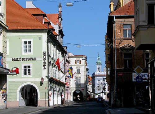Street to old townhall