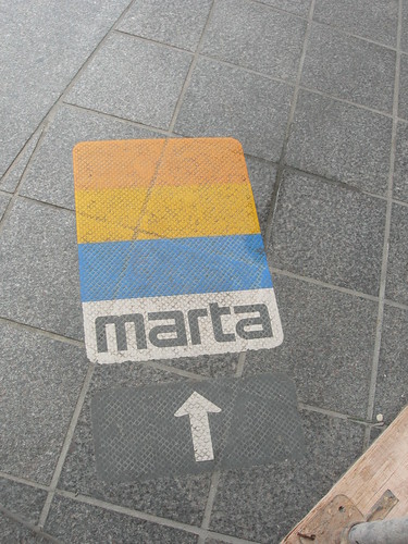 MARTA logo on street