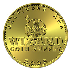 Wizard Coin Supply 2008 ANA token obverse