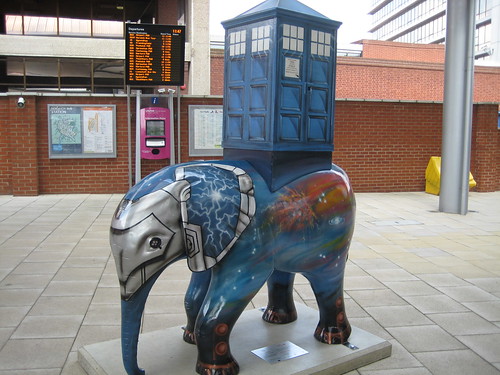 Dr Who elephant, Norwich, Summer 2008