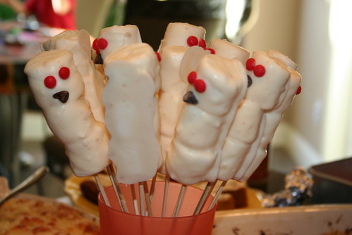 Ghosts on a stick by amycouch.