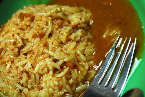 Rice with lots of curry gravy - DSC_7287