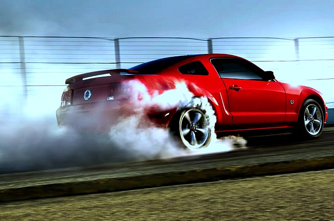 National Speed - 2009 Mustang Burnout