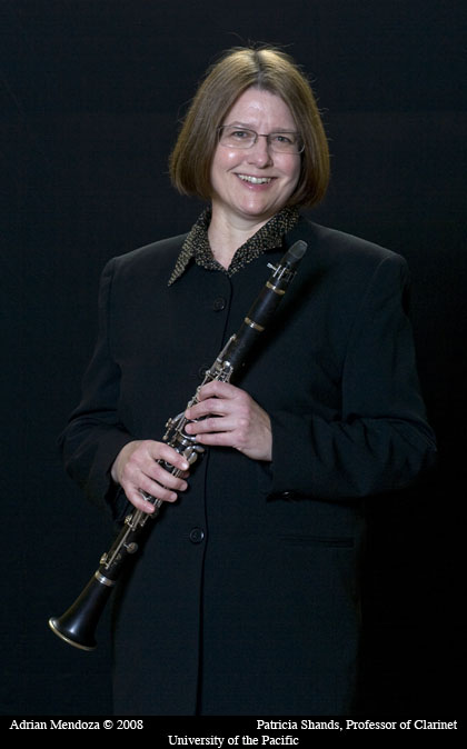 "Patricia Shands" "University of the Pacific" "Conservatory of Music" Clarinet