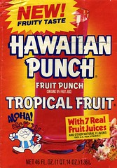 Hawaiian Punch Tropical label