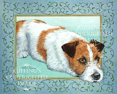 "Rainy Day" AER89 by A E Ruffing Jack Russell Terrier