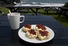 Cornwallian Cream Tea in Keynance Cove