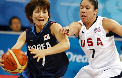 Kara Lawson - USA Women's Basketball vs Korea