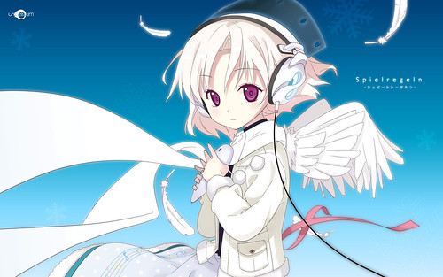 anime angel wallpaper. A wallpaper about a cute anime