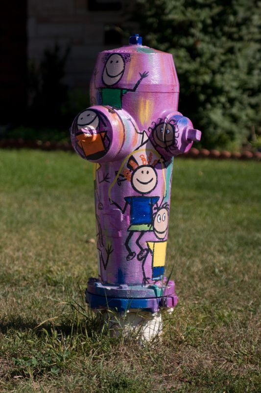 Painted Fire Hydrant