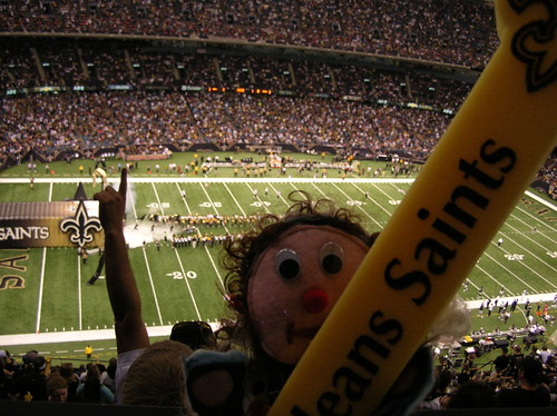 Watching the Saints take the field