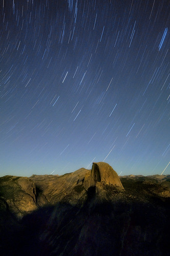Half Dome by Moonlight