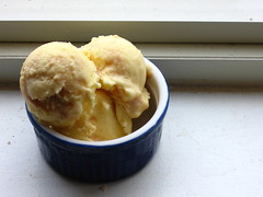Pear-Caramel Swirl Ice Cream